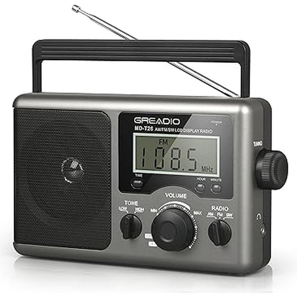 Greadio Portable Shortwave Radio – Front View