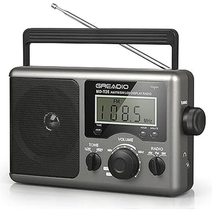 Greadio Portable Shortwave Radio – Front View