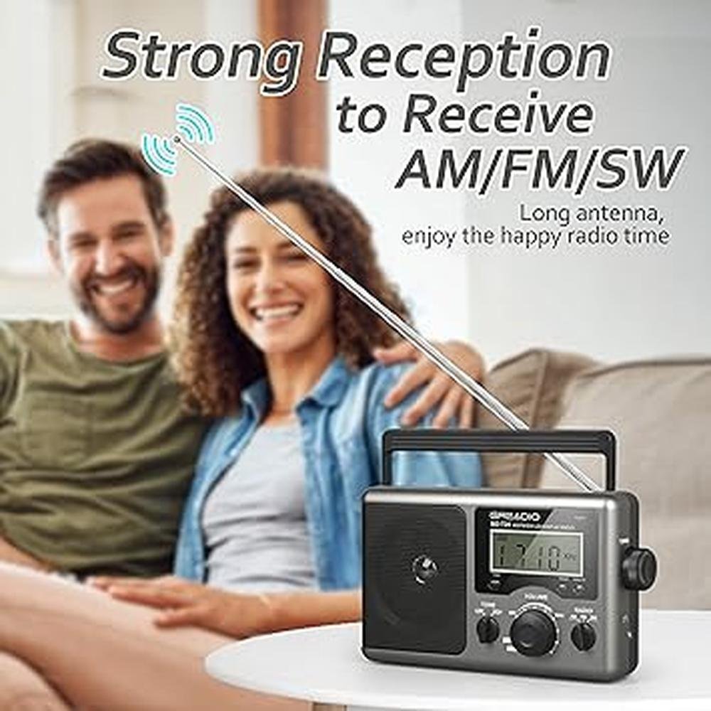 Greadio Portable Shortwave Radio – Side View