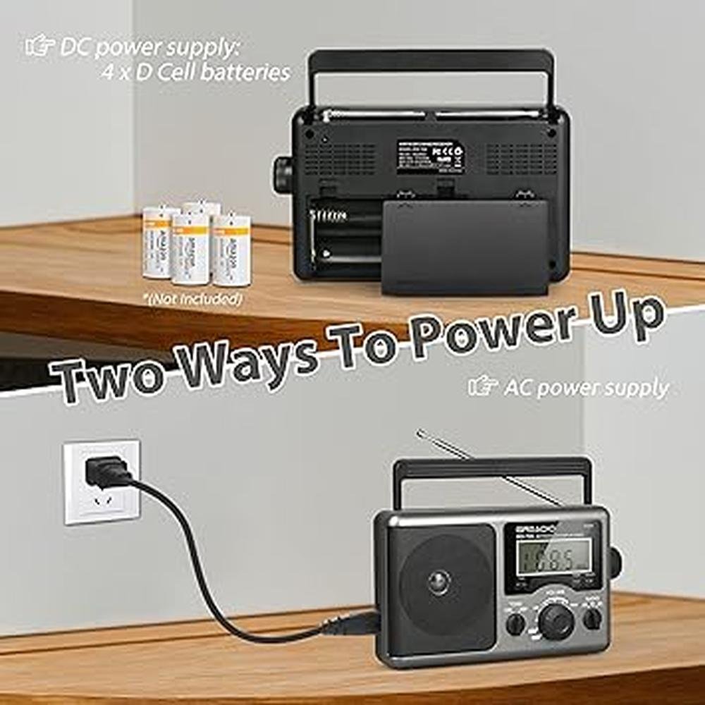 Greadio Portable Shortwave Radio – In Use
