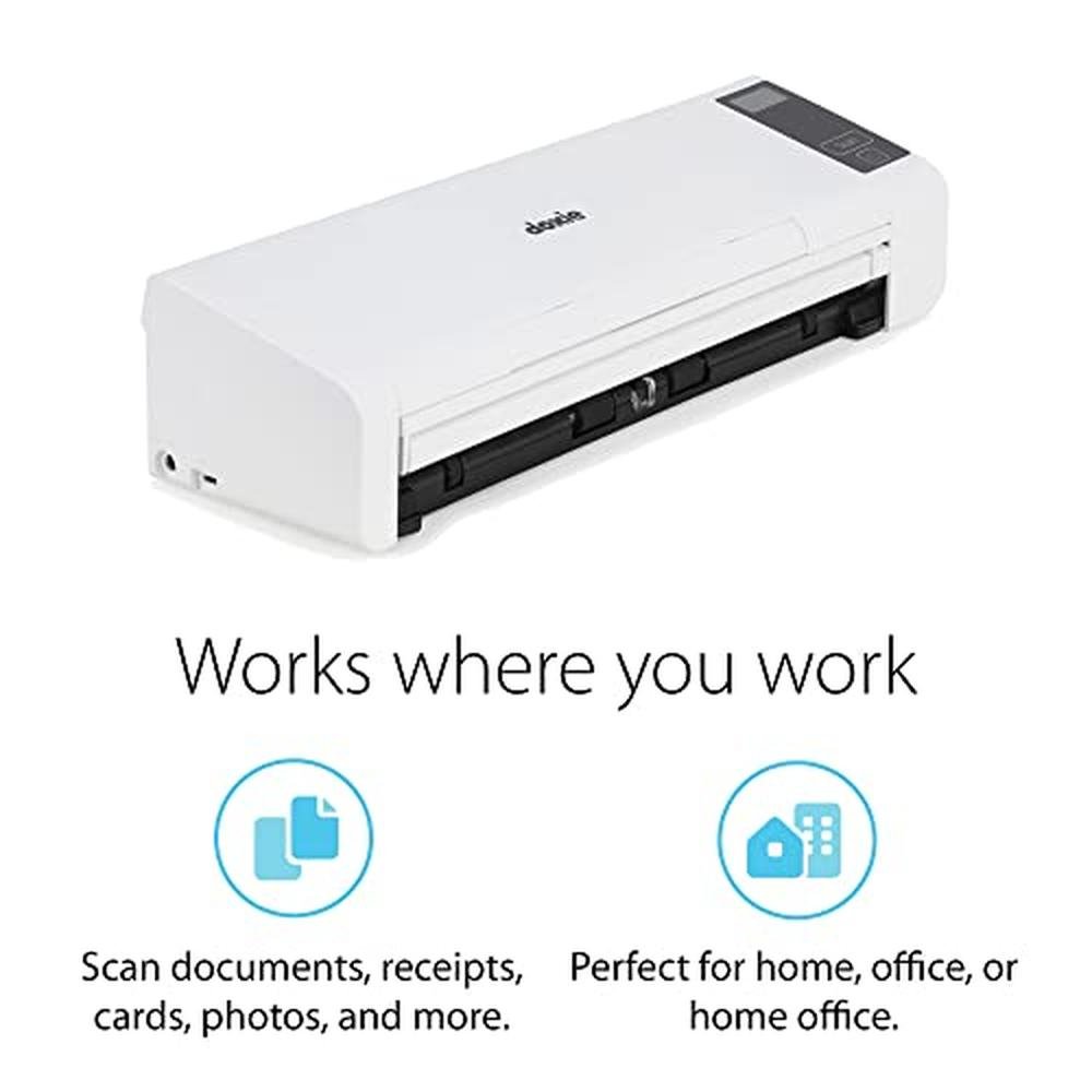 Doxie Pro DX400 Scanner: Doxie High-End Duplex Document – Side View