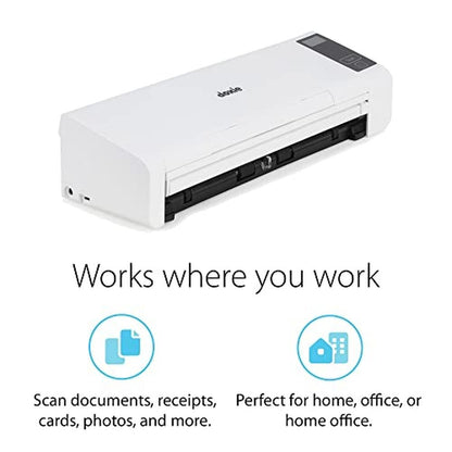 Doxie Pro DX400 Scanner: Doxie High-End Duplex Document – Side View