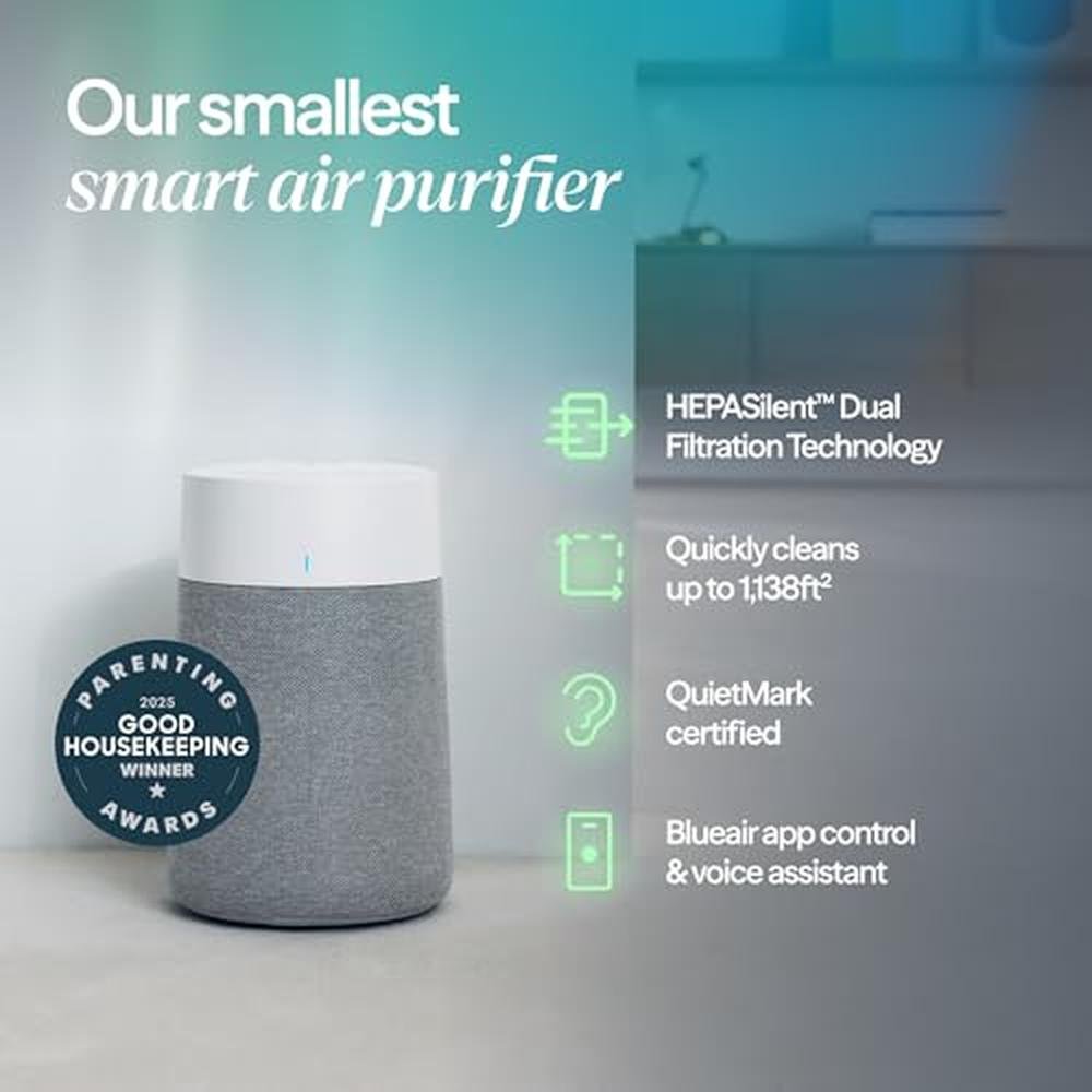Air Purifier: Blueair Air Purifier for Small Room Bedroom – Side View
