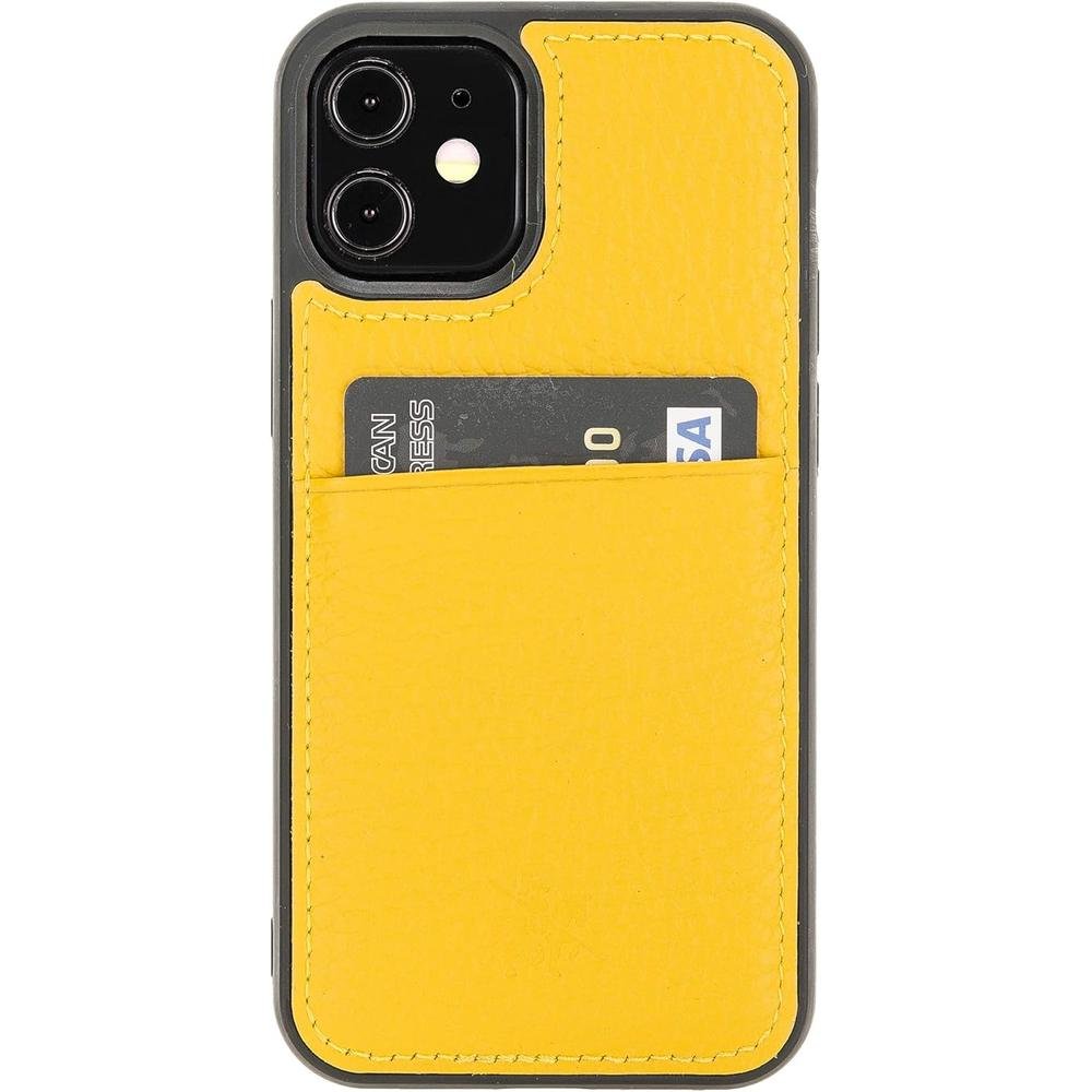 Venito Capri Leather Wallet Case Compatible with iPhone 12 – Close-up Detail