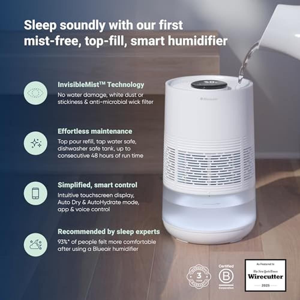 Blueair Premium Smart Humidifier – Side View