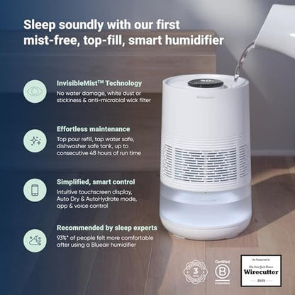 Blueair Premium Smart Humidifier – Side View