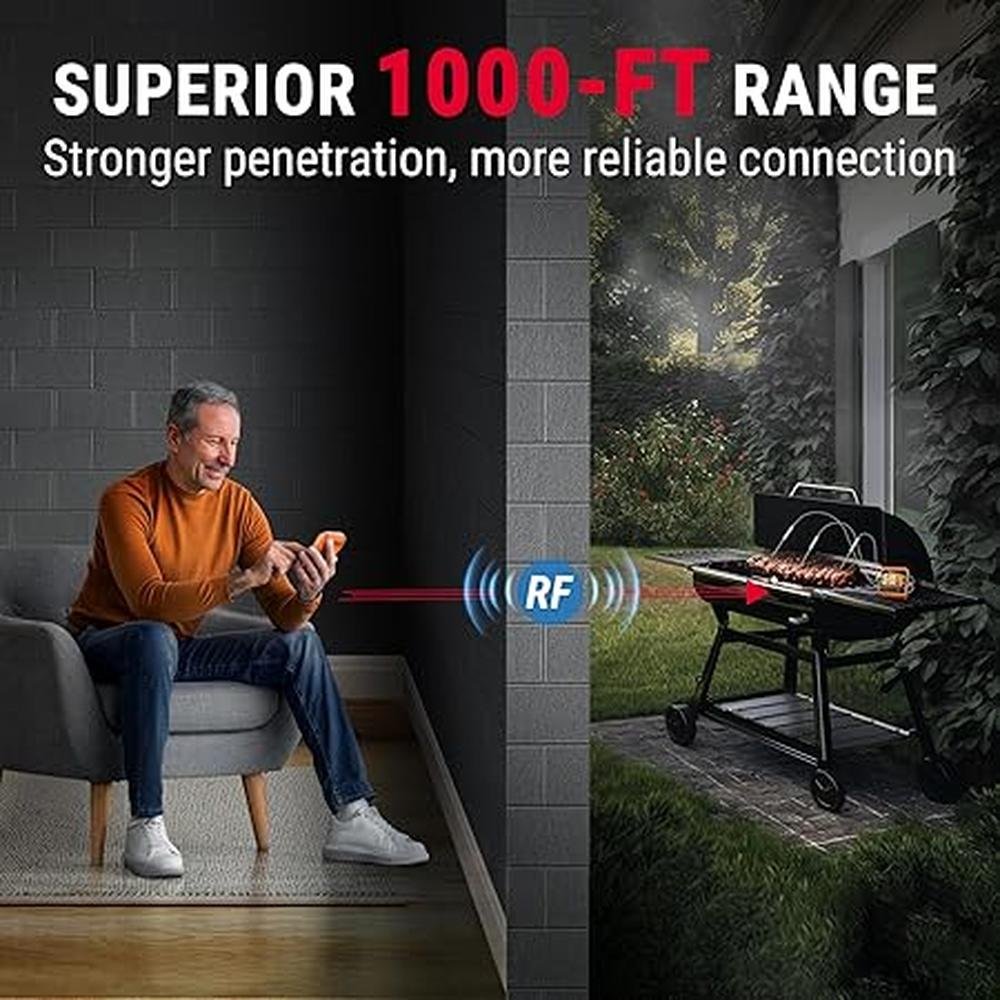 Thermometer Meat: ThermoPro TP829 1000ft Wireless Meat – Close-up Detail