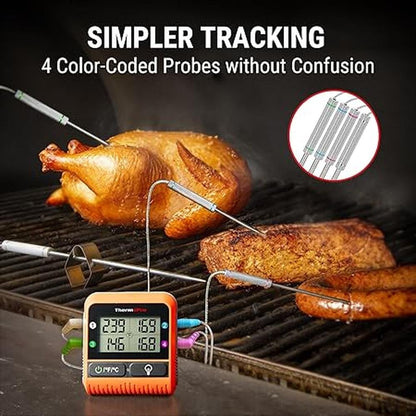 Thermometer Meat: ThermoPro TP829 1000ft Wireless Meat – In Use