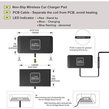Wireless Charger Car Charging pad – Close-up Detail