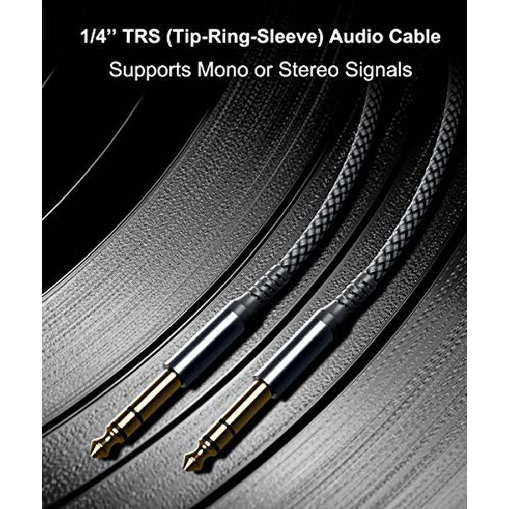 Guitar Bass: Elebase 1/4 Inch TRS Instrument Guitar Cable – Packaging
