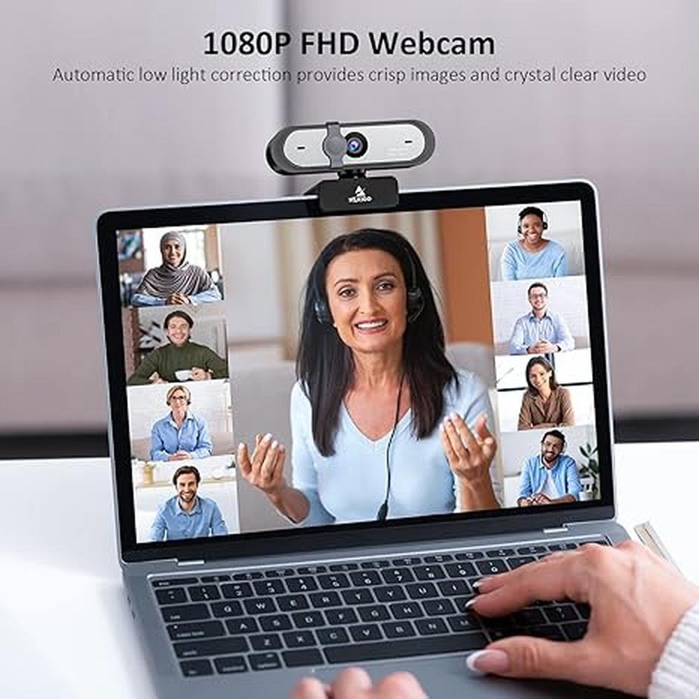 NexiGo N660P: 1080p 60fps Webcam with Software Control and – Side View
