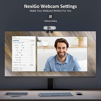 NexiGo N660P: 1080p 60fps Webcam with Software Control and – In Use