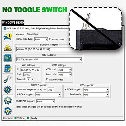 vgate vLinker FD Plus OBD2 Adapter Bluetooth BLE Scanner – Packaging