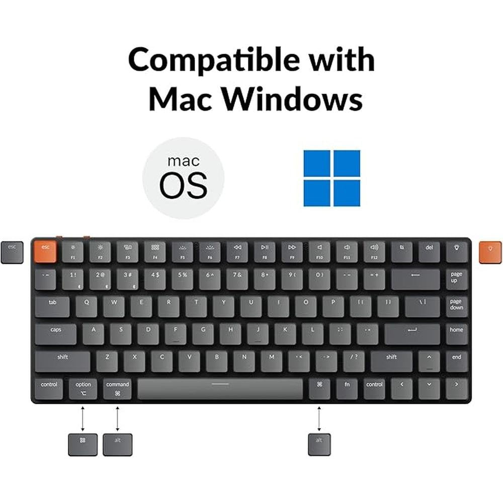 Keychron K3 Version 2: 84 Keys Ultra-Slim Wireless – In Use