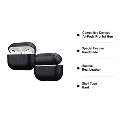 Lopie Handmade Series Cowhide AirPods Pro Case – Side View