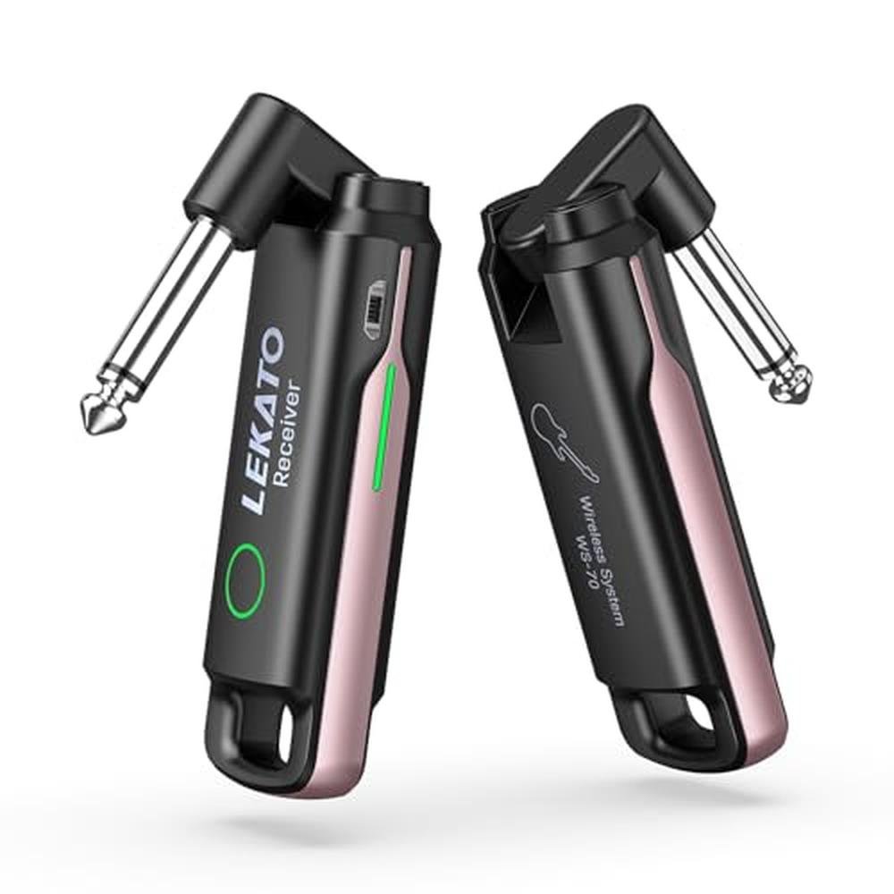 Guitar Bass: LEKATO Wireless Guitar System UHF Transmitter – Front View