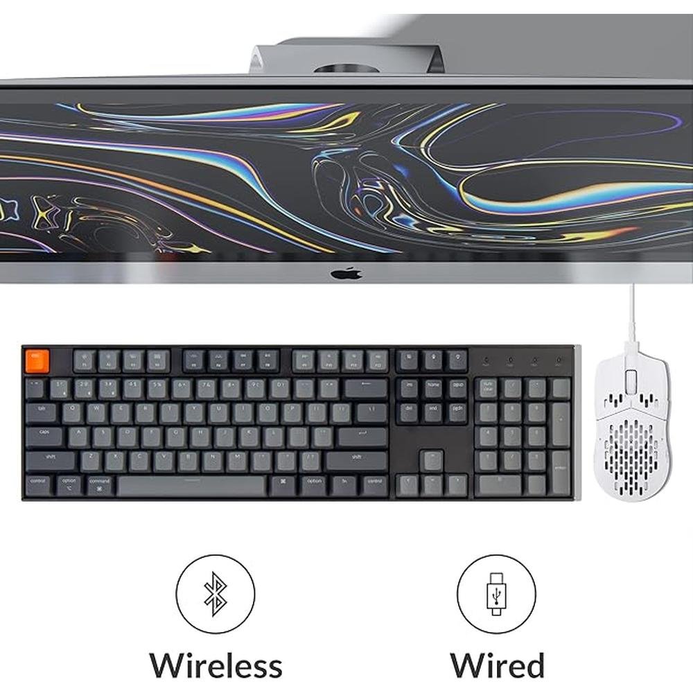 Keychron K10: Full-Size 104 Keys Bluetooth Wireless – Close-up Detail