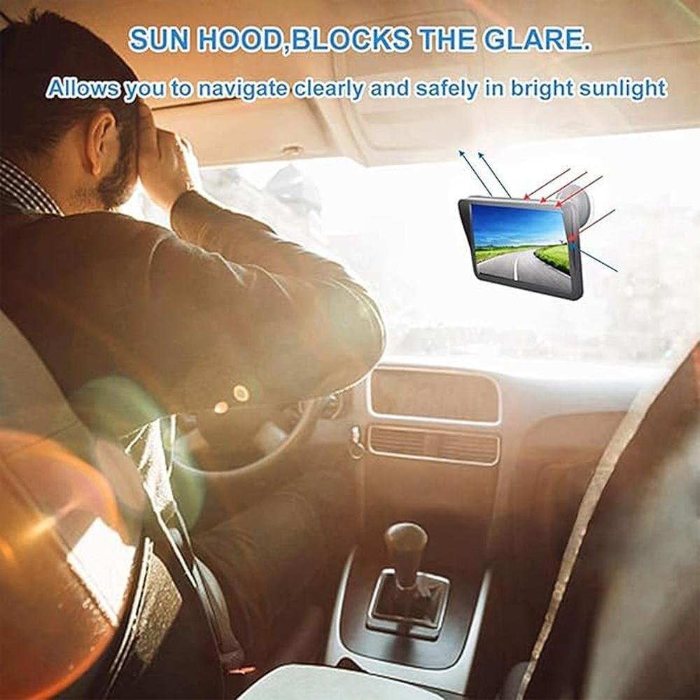 GPS Navigator for Car: Truck GPS 9 Inch Touch Screen – In Use