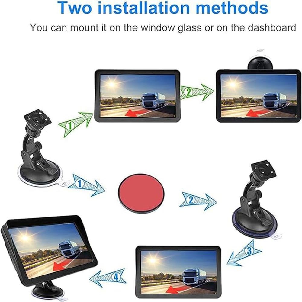 GPS Navigator for Car: Truck GPS 9 Inch Touch Screen – Packaging
