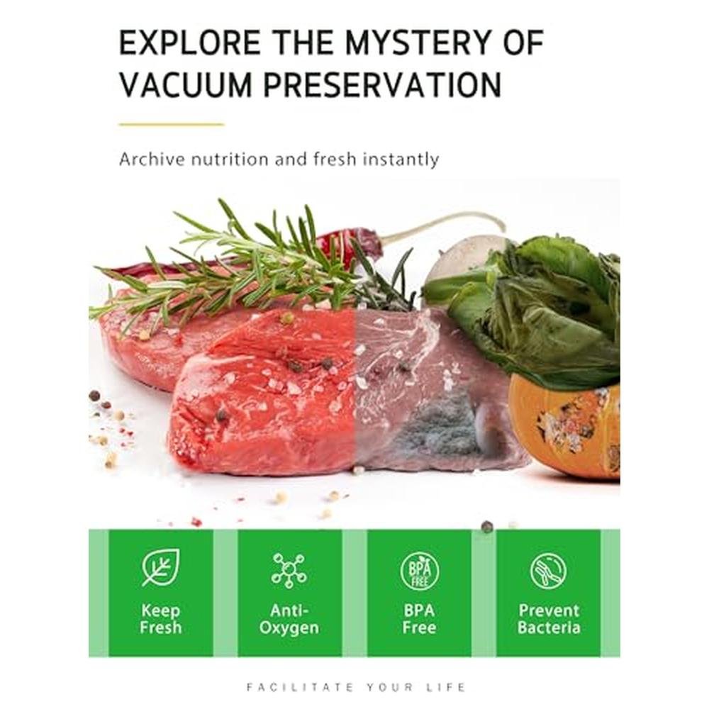 Rolls Bags: Syntus Vacuum Sealer Bags 6-Pack 3-Rolls 11 x – In Use