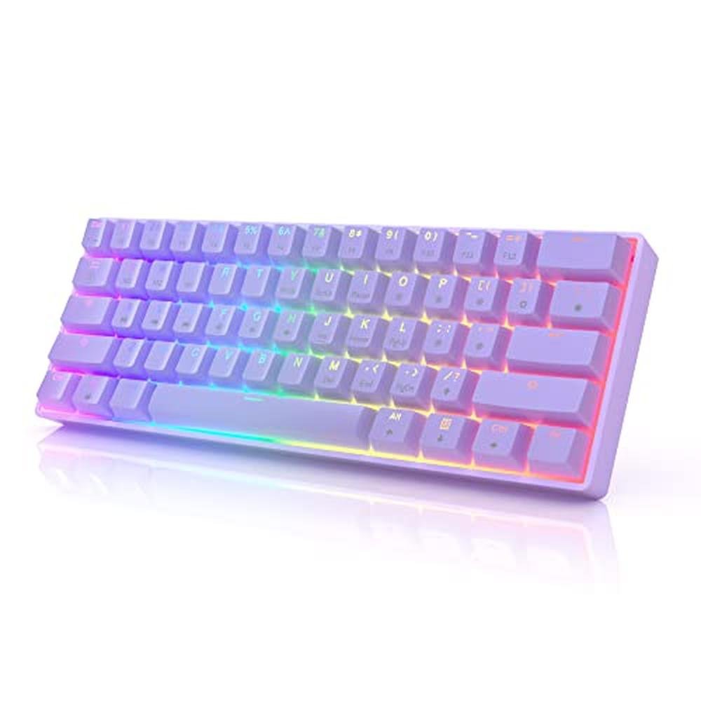 HK GAMING GK61 Mechanical Gaming Keyboard – Front View