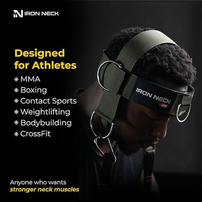 Neck Head: Iron Neck Versatile Exerciser Strengthener and – In Use