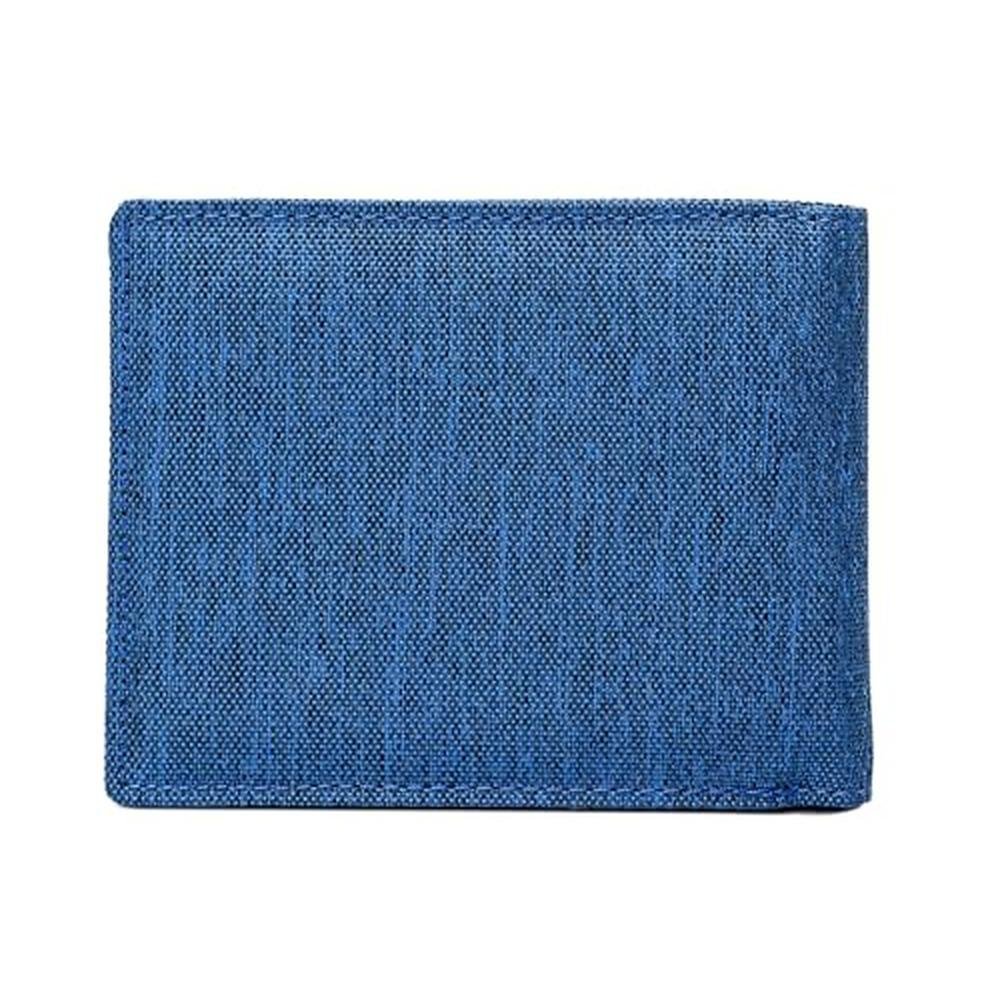 Lanyani Mens Wallets: Bifold RFID Blocking Minimalist Blue – Packaging