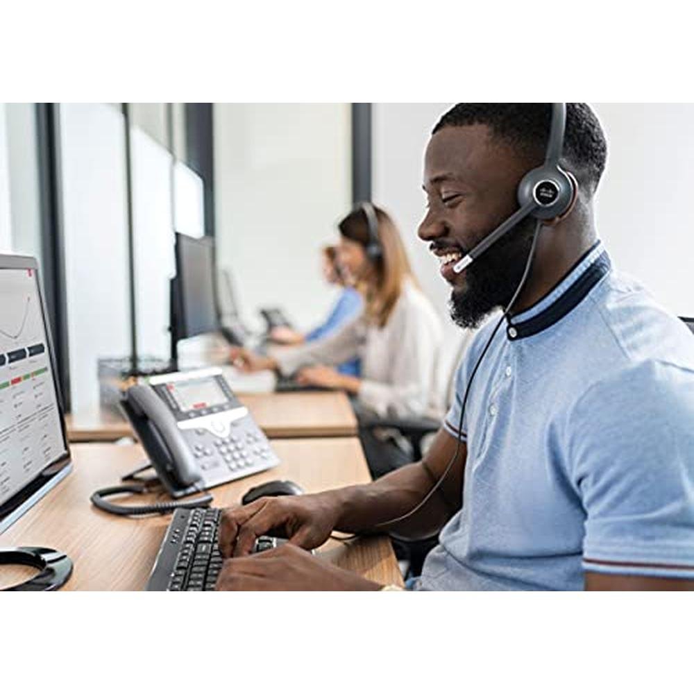 CISCO Headset 532: Wired Dual On-Ear Quick Disconnect – Side View