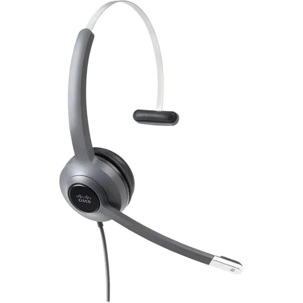 CISCO Headset 521: Wired Single On-Ear 3.5mm Headset with – Front View