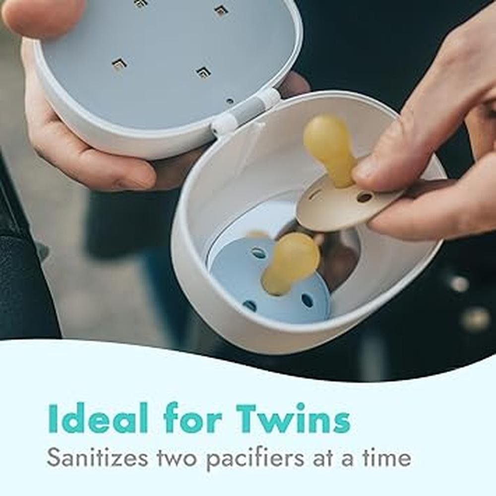 Pacifier Sanitizer: Papablic Portable UV Light Sanitizer – Side View