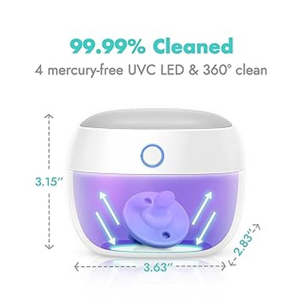 Pacifier Sanitizer: Papablic Portable UV Light Sanitizer – Packaging