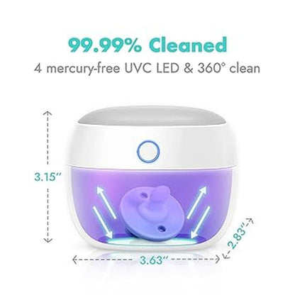 Pacifier Sanitizer: Papablic Portable UV Light Sanitizer – Packaging
