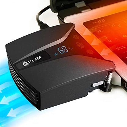 Laptop Fan: Klim Tempest Laptop Cooler with Vacuum Fan – Front View