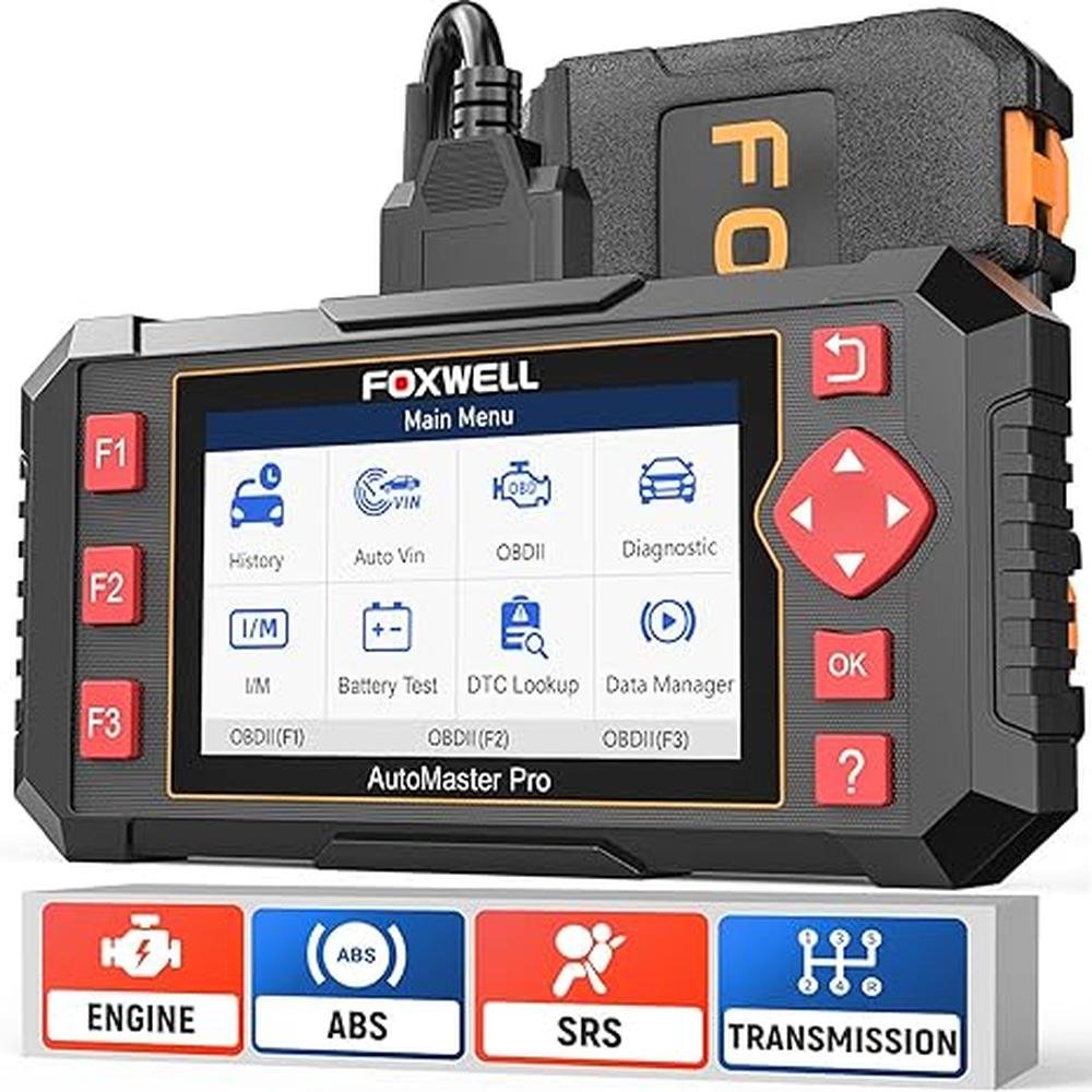 Scanner SRS: FOXWELL NT604 Elite OBD2 Scanner ABS SRS – Front View