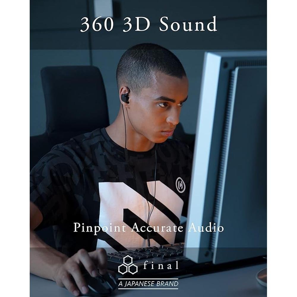 final VR3000 Gaming Earphones for Immersive Spacious – Side View