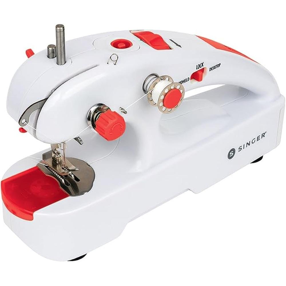 Stitch Quick: SINGER Portable Cordless Mending Machine – Front View