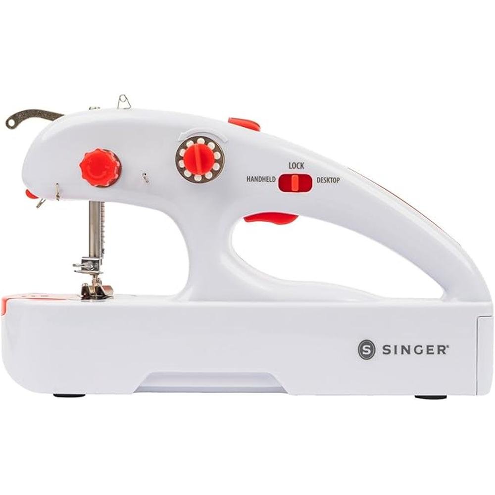 Stitch Quick: SINGER Portable Cordless Mending Machine – Side View
