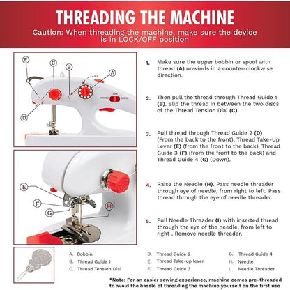 Stitch Quick: SINGER Portable Cordless Mending Machine – In Use