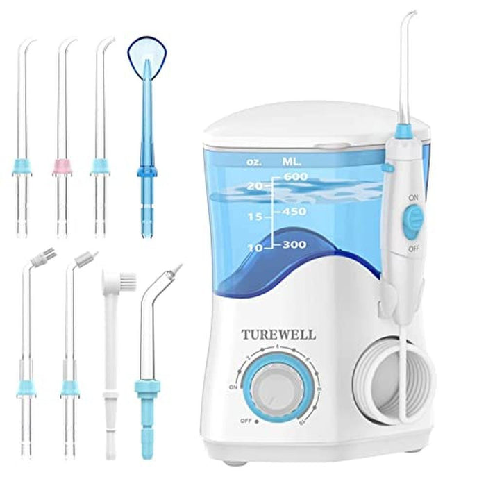 Water Teeth Cleaner: TUREWELL Water Dental Flosser – Front View