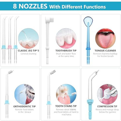 Water Teeth Cleaner: TUREWELL Water Dental Flosser – Close-up Detail