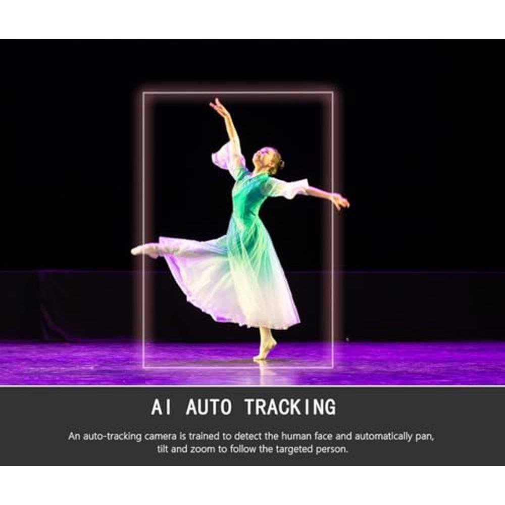 PTZ Camera: AVKANS AI Tracking 20X HD PTZ Camera for Live – Close-up Detail