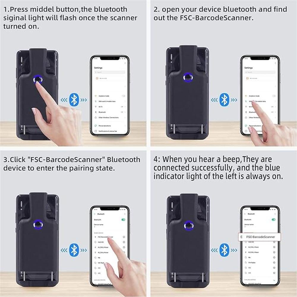 Symcode Portable Barcode Clip – In Use