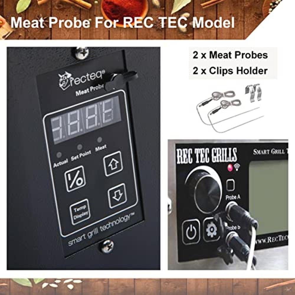 Replacement Temperature Meat Probe – In Use