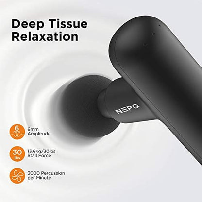 Massage Gun: NEPQ Mini Massage Gun Powerful Fascial Gun – In Use