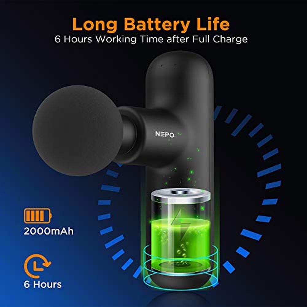 Massage Gun: NEPQ Mini Massage Gun Powerful Fascial Gun – Packaging