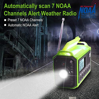 Radio Weather: Raynic Emergency Weather Radio 5000mAh – Side View