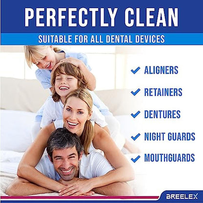 Denture Tablets: Breelex 120 Retainer Cleaner Tablets for – In Use