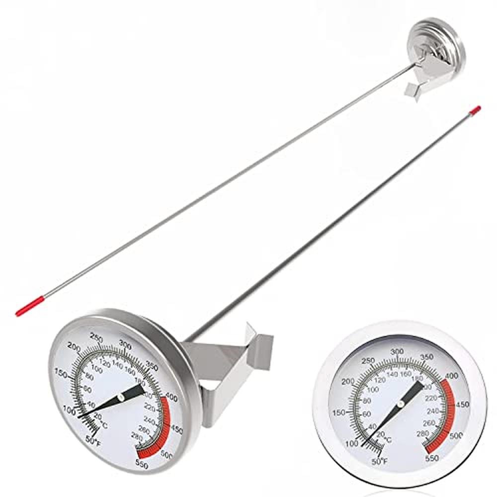 Thermometer Deep Fry: Lightbeam 16 Long Stem Instant Read – Front View