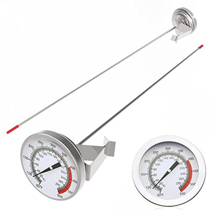 Thermometer Deep Fry: Lightbeam 16 Long Stem Instant Read – Front View