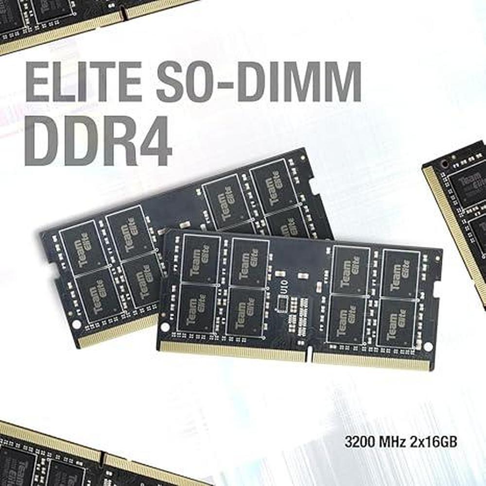 Teamgroup Elite DDR4 32GB Kit – Close-up Detail
